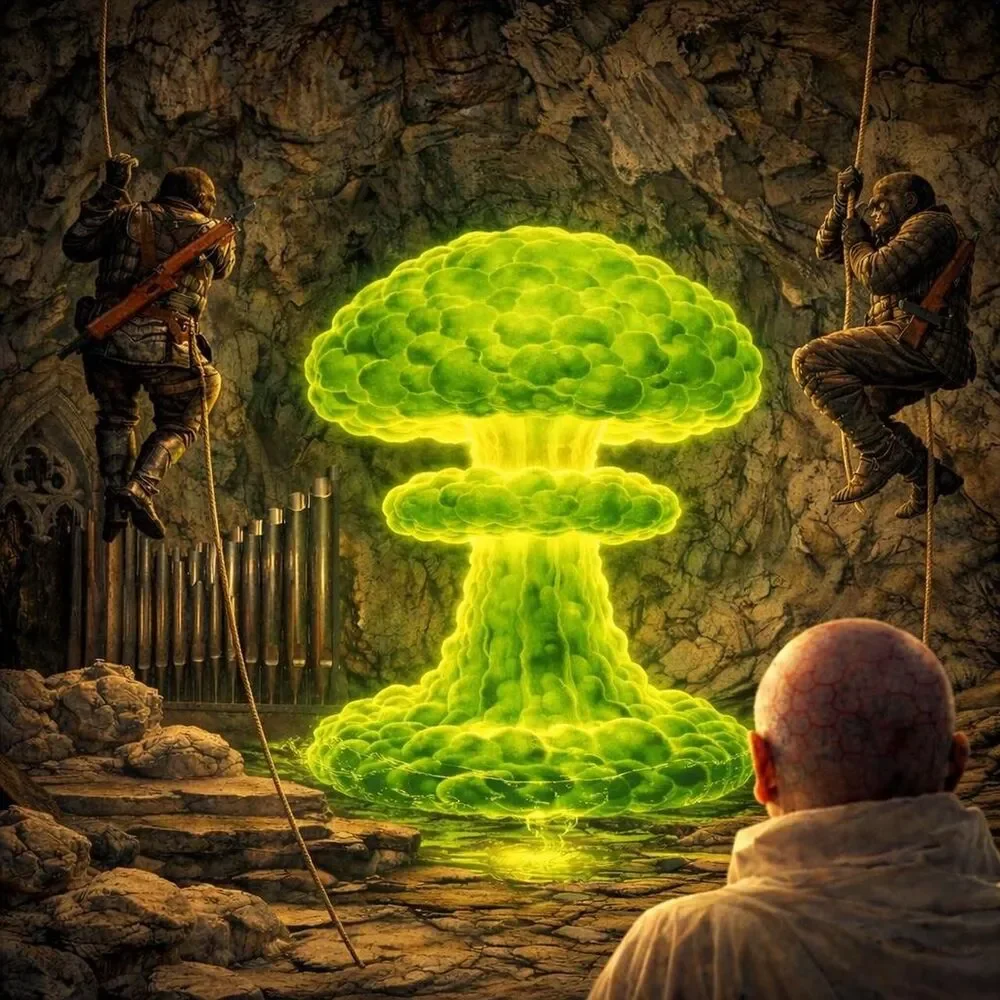 Matango attack of the mushroom people glow in the dark A-BOMB MUSHROOM MONSTER T